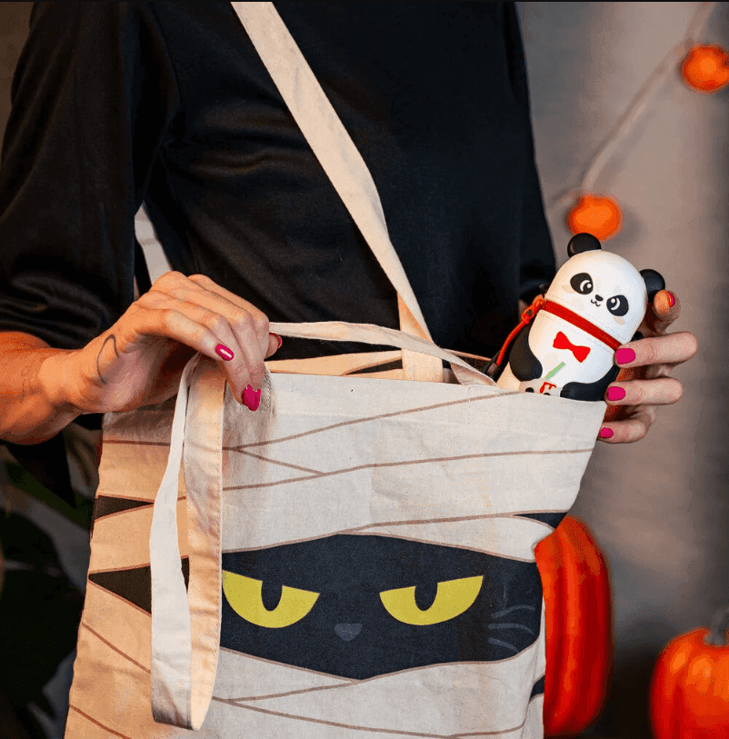 Legami - Astuccio 2-in-1 in Silicone Panda "Bam-Boo" Halloween - Kawaii (KA0029) - 4