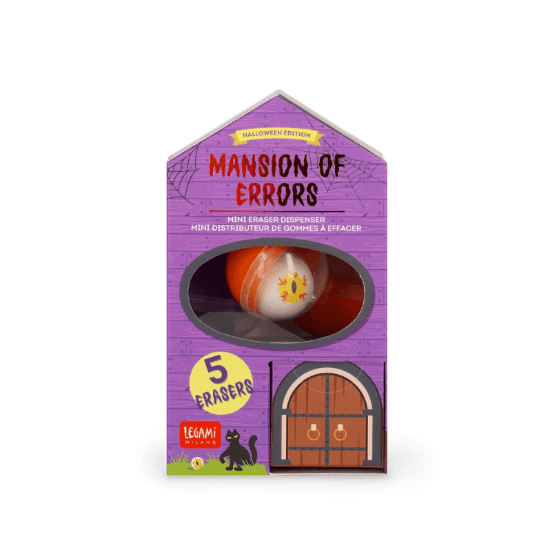 Legami - Mini Distributore di Gomme da Cancellare - Mansion of Errors Halloween - 4
