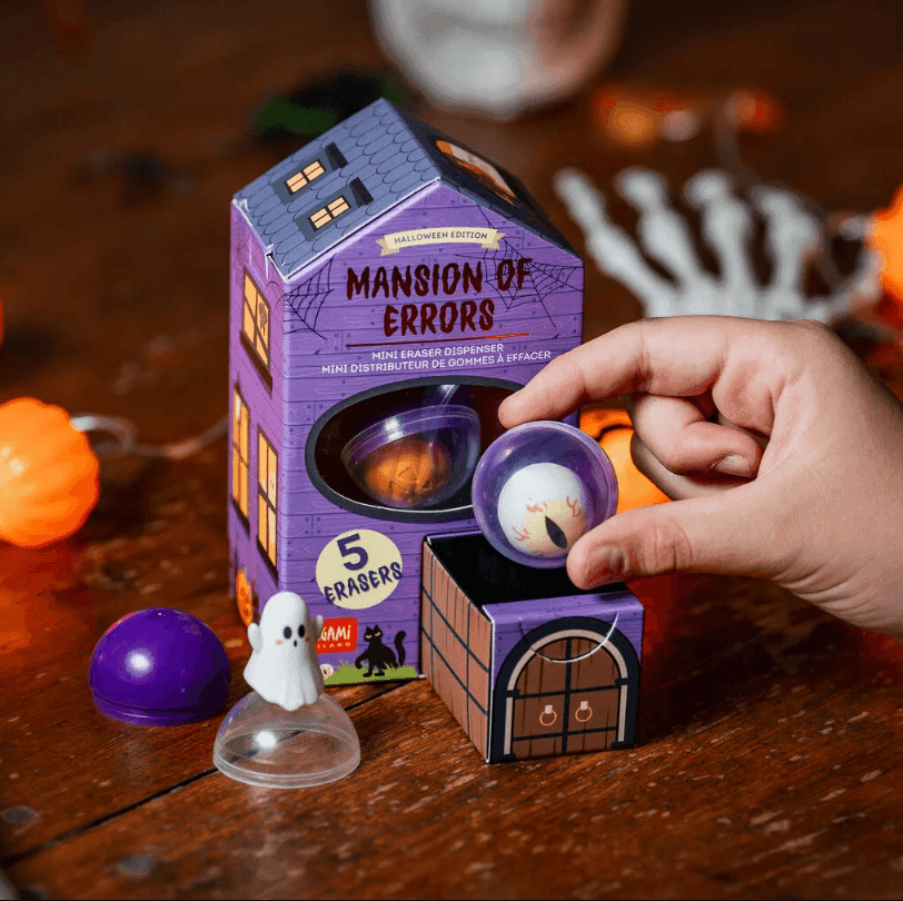 Legami - Mini Distributore di Gomme da Cancellare - Mansion of Errors Halloween - 5