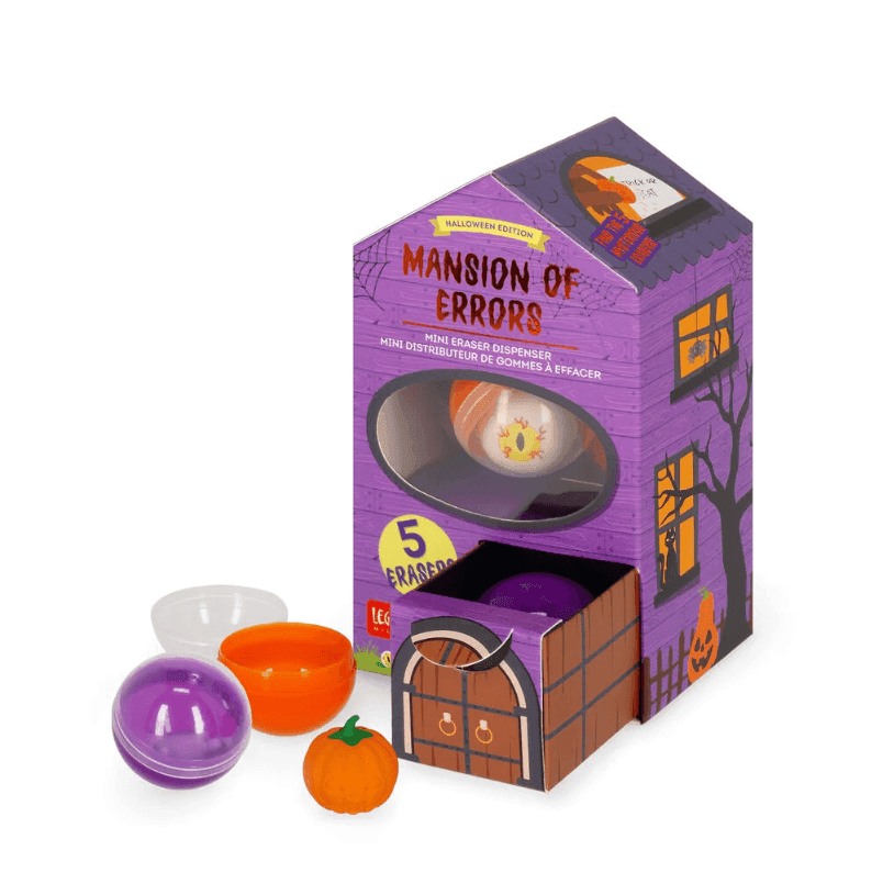Legami - Mini Distributore di Gomme da Cancellare - Mansion of Errors Halloween - 6