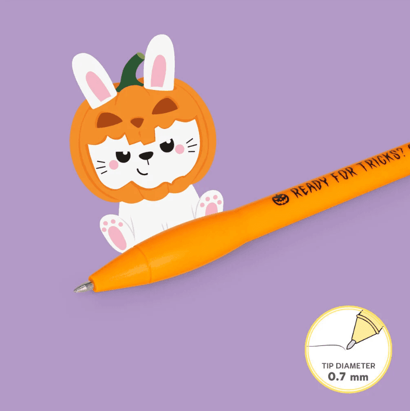 Legami - Penna a Sfera Luminosa - Pumpkin Bunny - Writing is Magic Halloween - 5