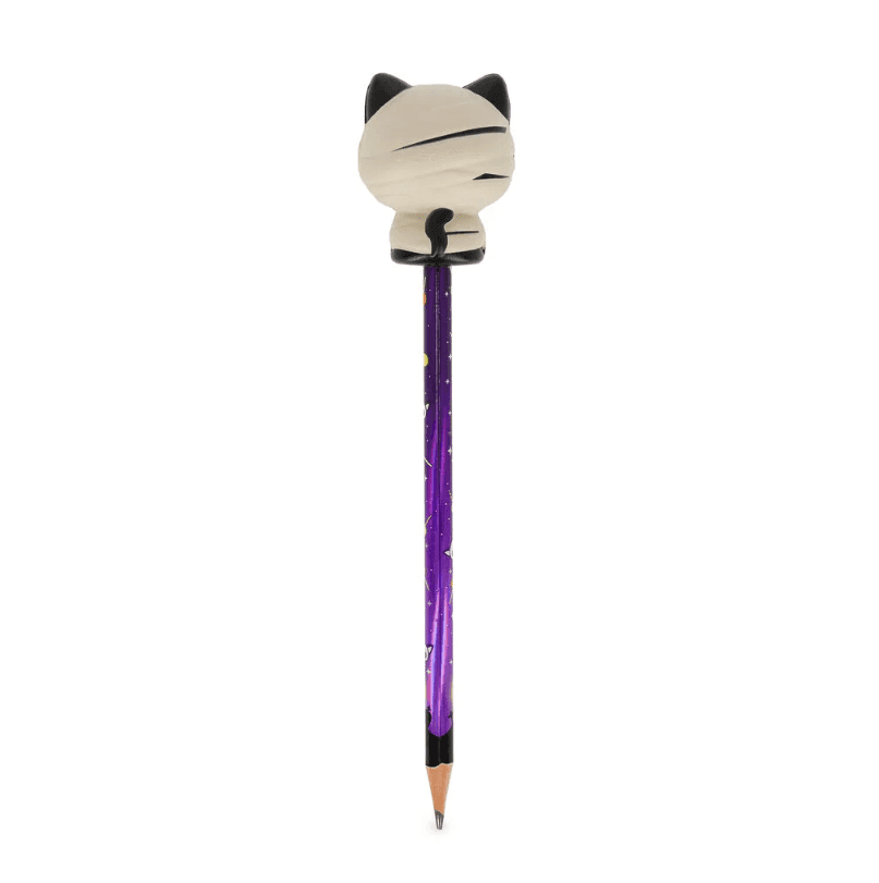 Legami - Matita con Antistress Halloween Mummy Cat "Nine Lives Later" - Squeezies - 7