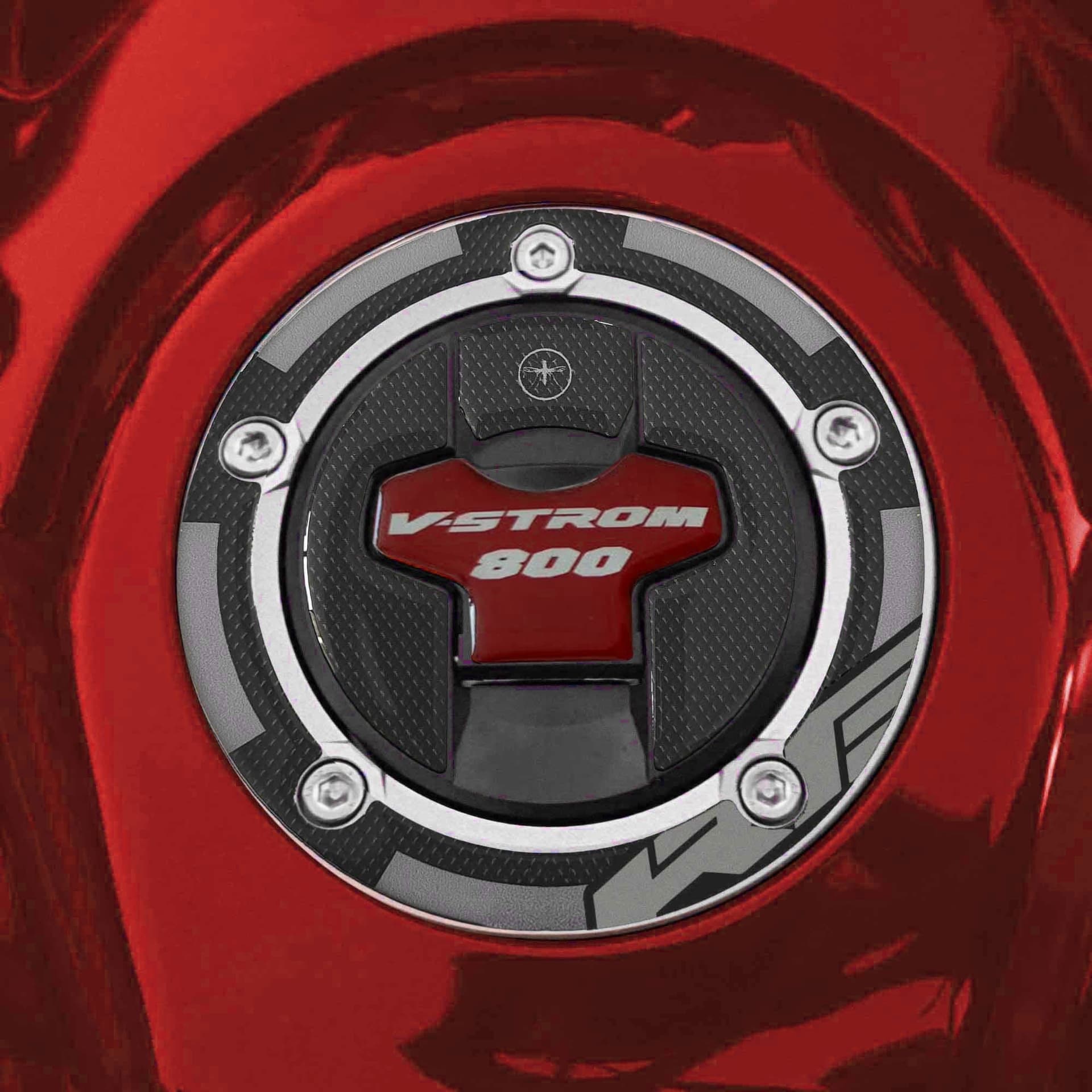 Adesivo Tappo serbatoio moto compatibile con Suzuki V-Strom 800 RE 2025-26 - 12