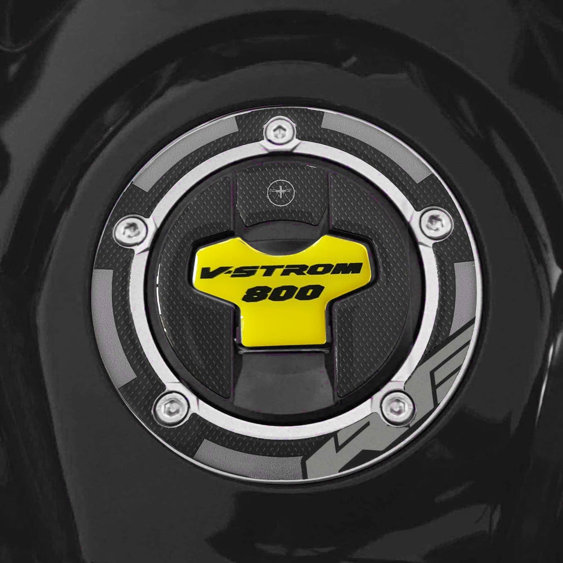 Adesivo Tappo serbatoio moto compatibile con Suzuki V-Strom 800 RE 2025-26 - 1