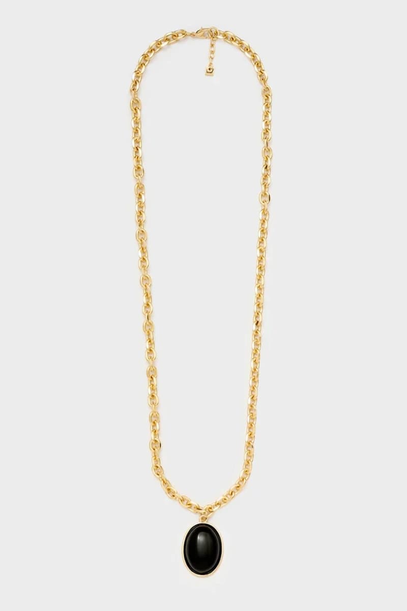 Collana Cleo lunga con pietra pendente | NALÌ - 2