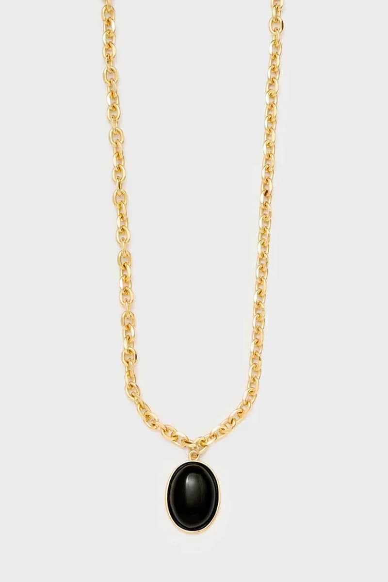 Collana Cleo lunga con pietra pendente | NALÌ - 3