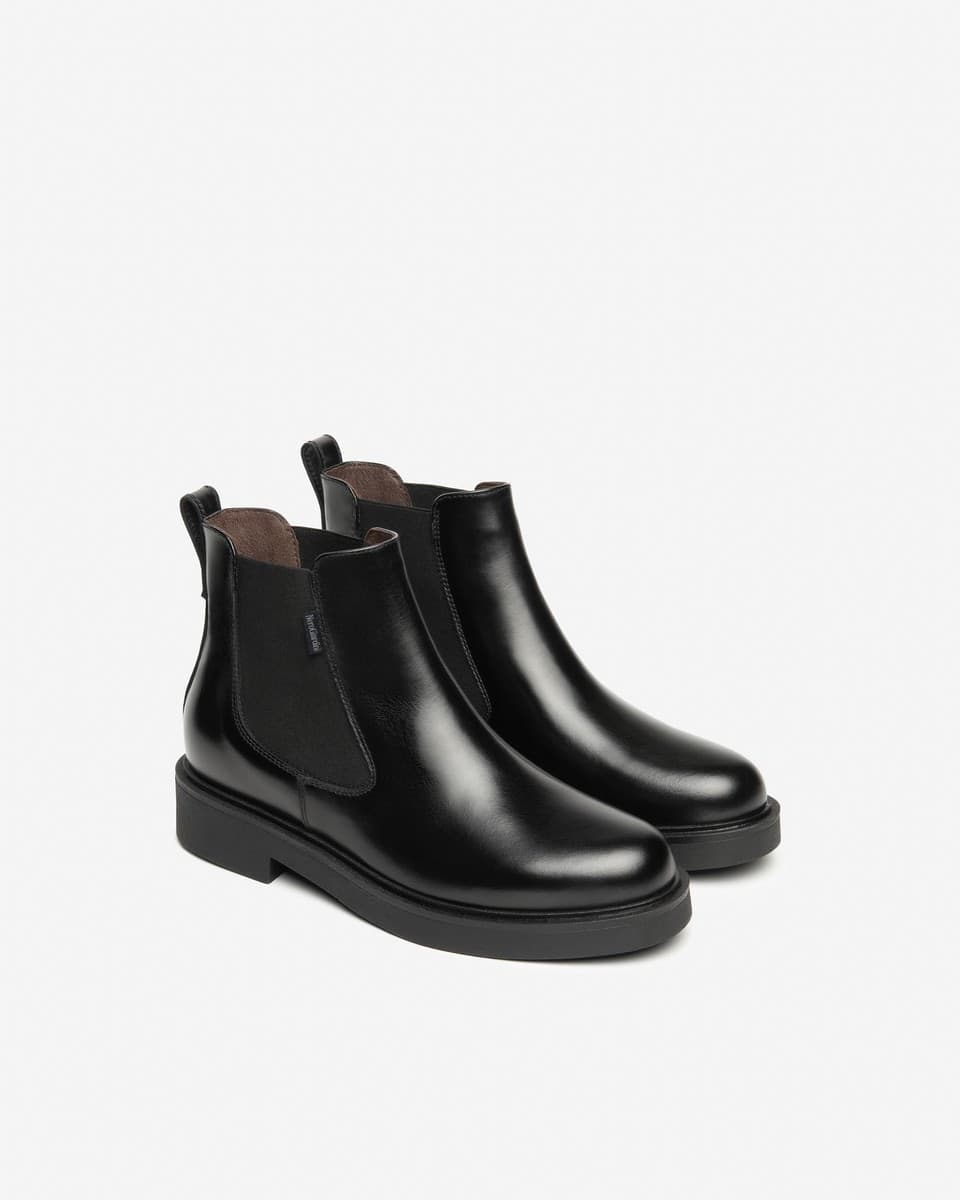 Nero Giardini stivaletti donna chelsea in pelle colore nero - 2