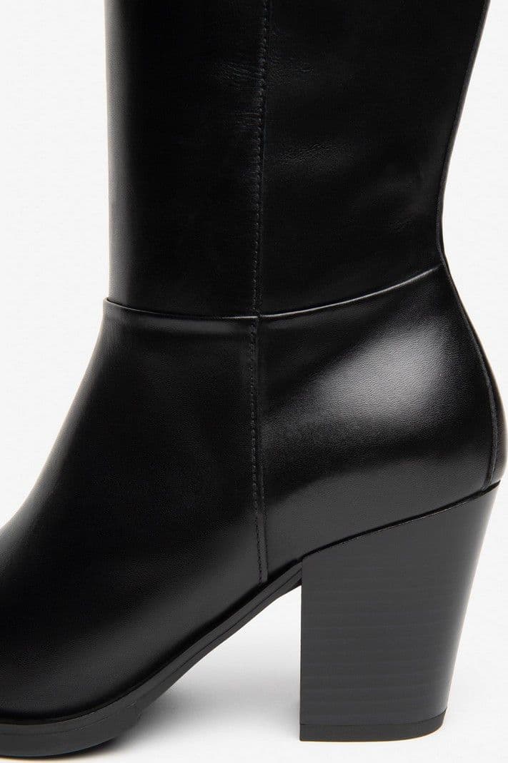 Nero Giardini stivali da donna western in pelle colore nero - 3