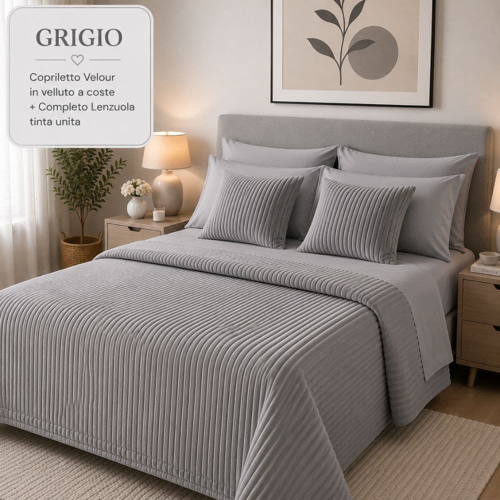 Combo Letto Coordinato Velour - 12