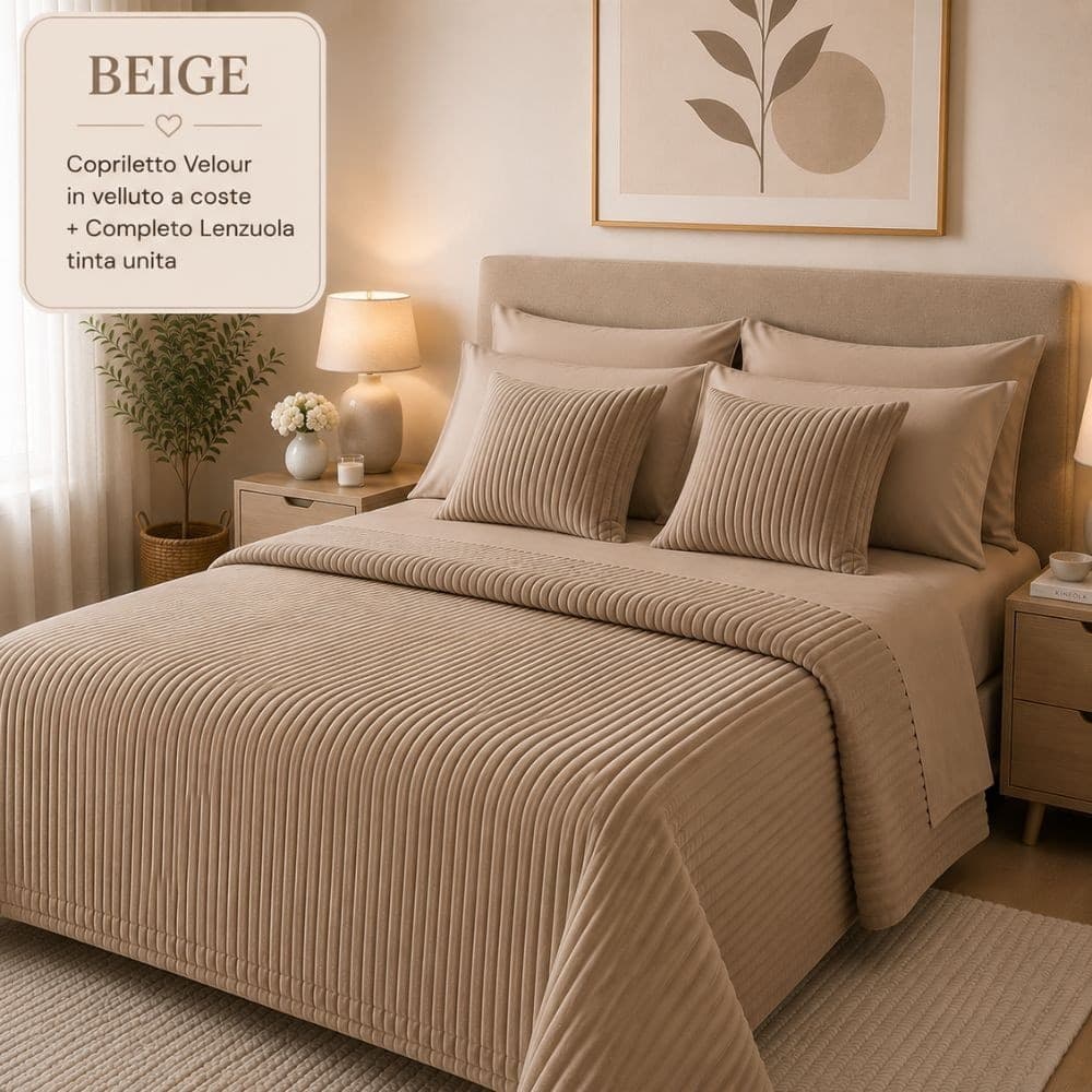 Combo Letto Coordinato Velour - 13