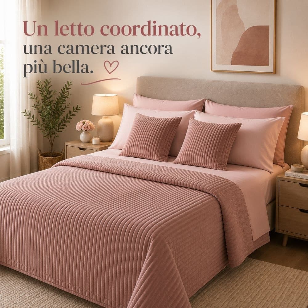 Combo Letto Coordinato Velour - 7