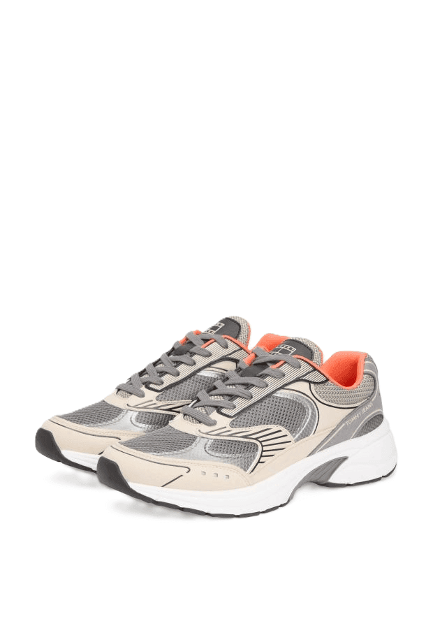 Tommy Hilfiger scarpe uomo grigio-arancione - 2