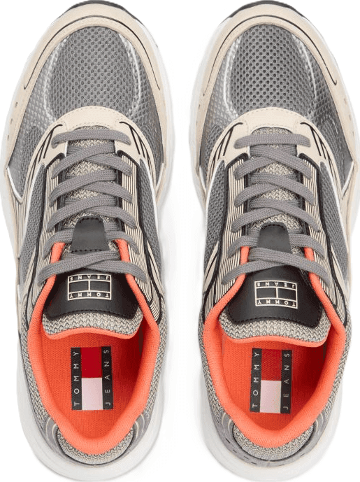 Tommy Hilfiger scarpe uomo grigio-arancione - 3