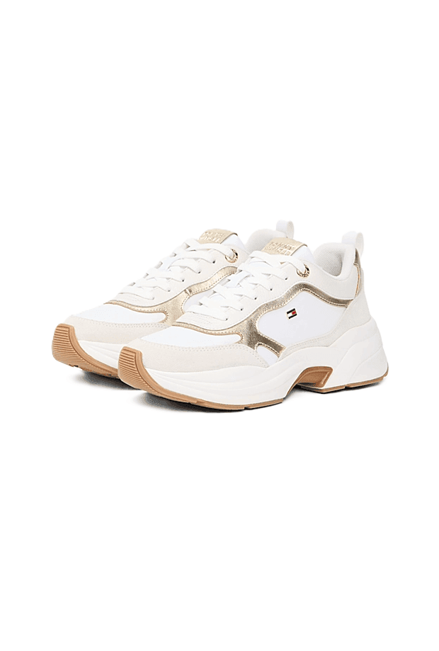 Tommy Hilfiger scarpe donna bianco-oro - 2