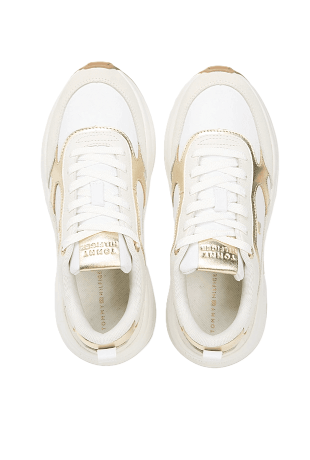 Tommy Hilfiger scarpe donna bianco-oro - 3
