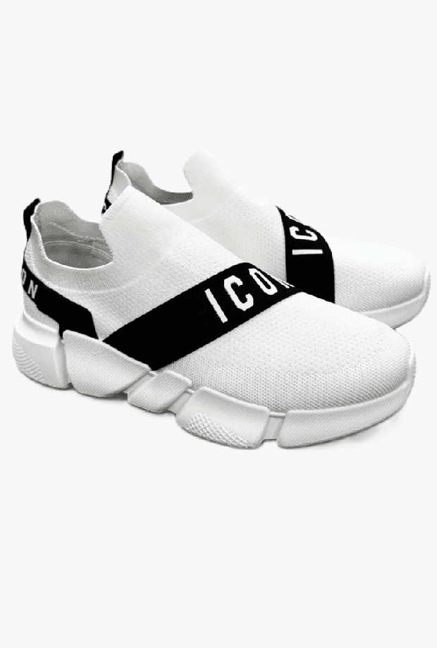 ICON scarpe slip-on uomo bianco - 2