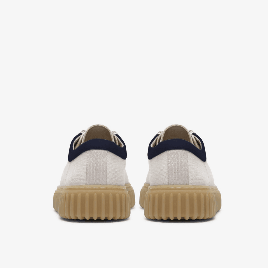 CLARKS scarpe uomo bianco-blu - 3