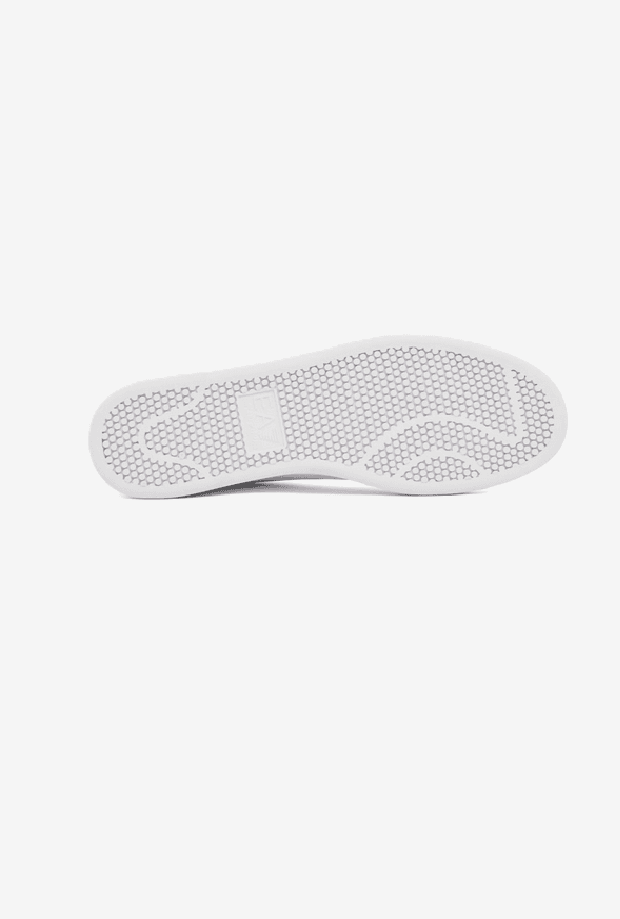 EA7 scarpe unisex bianco-blu - 5