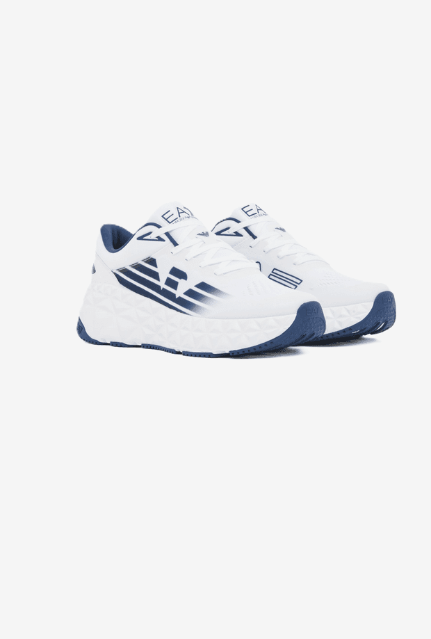EA7 scarpe uomo bianco-blu - 2