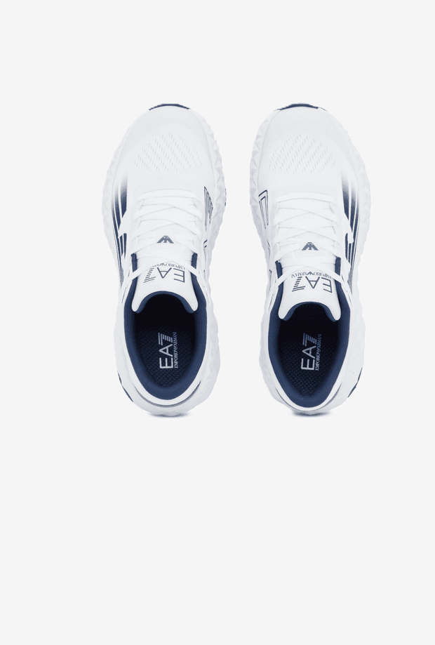 EA7 scarpe uomo bianco-blu - 3