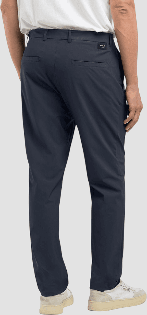 REPLAY pantalone regular fit uomo blu - 2