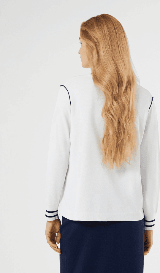 PERSONA maglia in viscosa donna bianco - 3