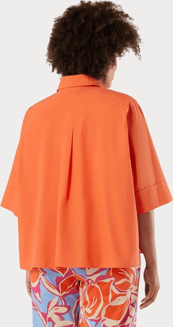 PERSONA camicia in cotone donna corallo - 3