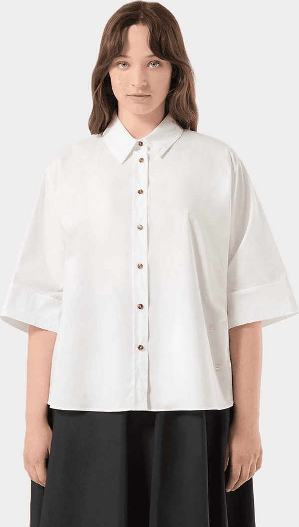 PERSONA camicia in cotone donna bianco - 2