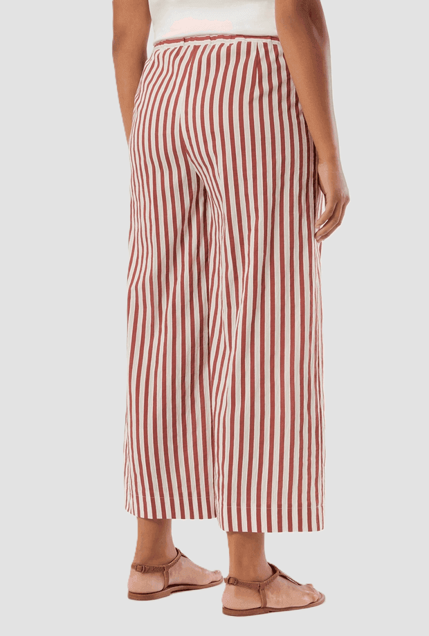 PERSONA pantalone cropped donna bordeaux - 3