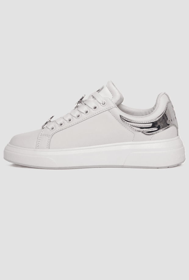John  Richmond scarpe con strass e smile donna bianco - 3