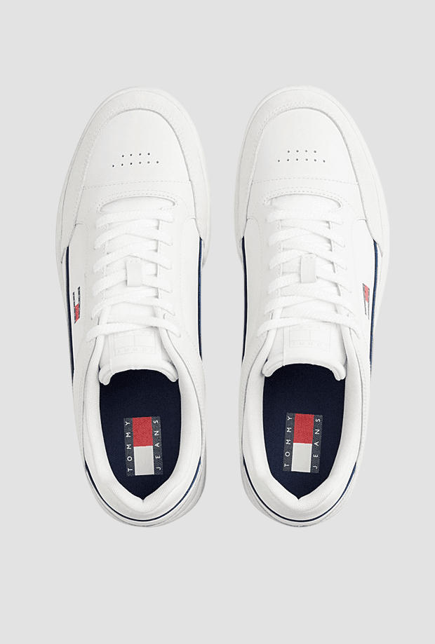 Tommy Hilfiger scarpe basse da uomo bianco - 3
