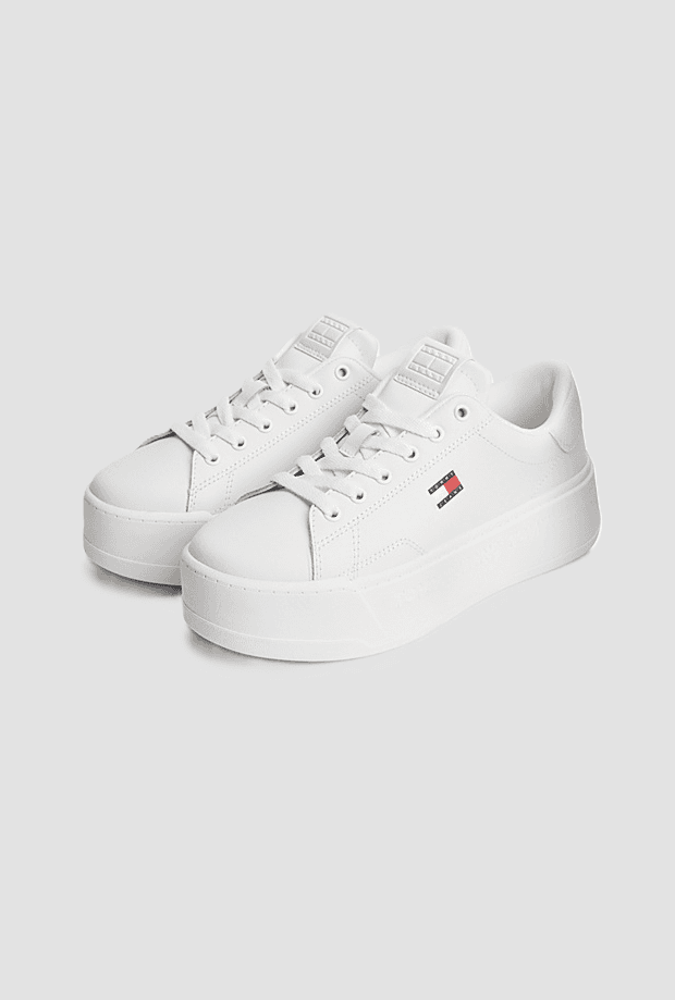 Tommy Hilfiger scarpe con platform da donna bianco - 2