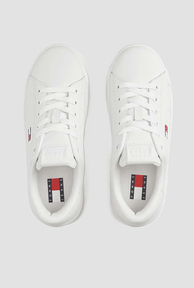 Tommy Hilfiger scarpe con platform da donna bianco - 3