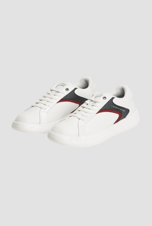 Tommy Hilfiger scarpe basse con dettagli da uomo bianco - 2