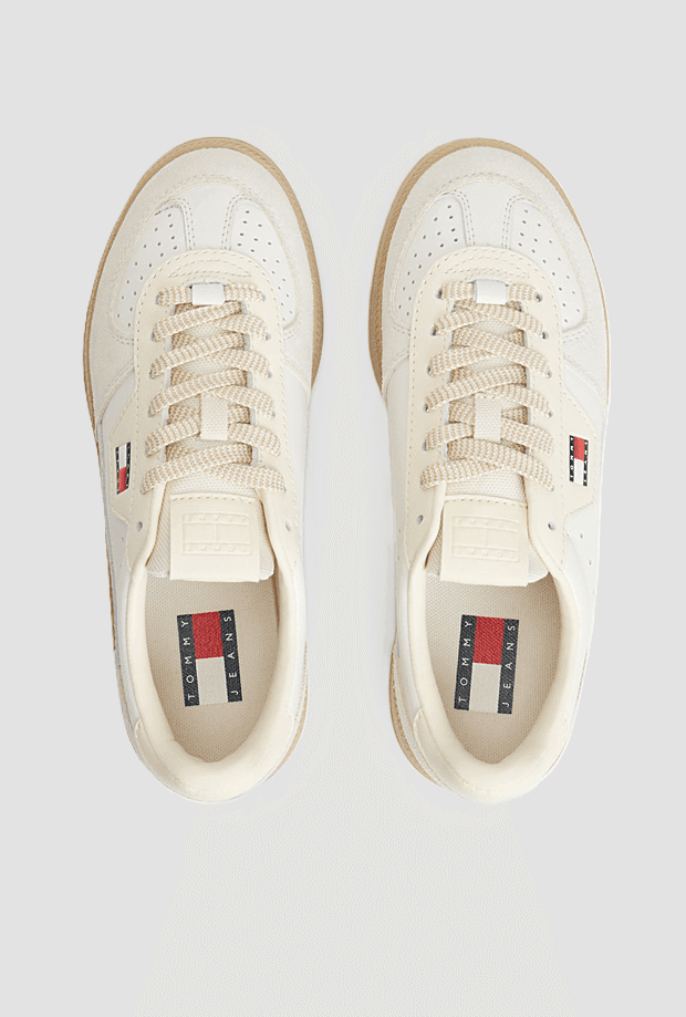 Tommy Hilfiger scarpe the greenwich da donna bianco-beige - 3