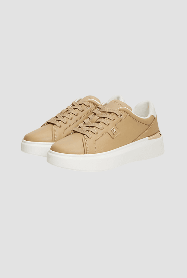 Tommy Hilfiger scarpe con suola alta donna beige - 2