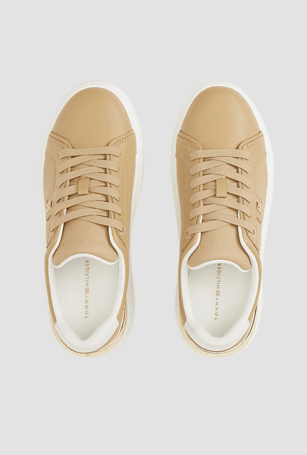 Tommy Hilfiger scarpe con suola alta donna beige - 3