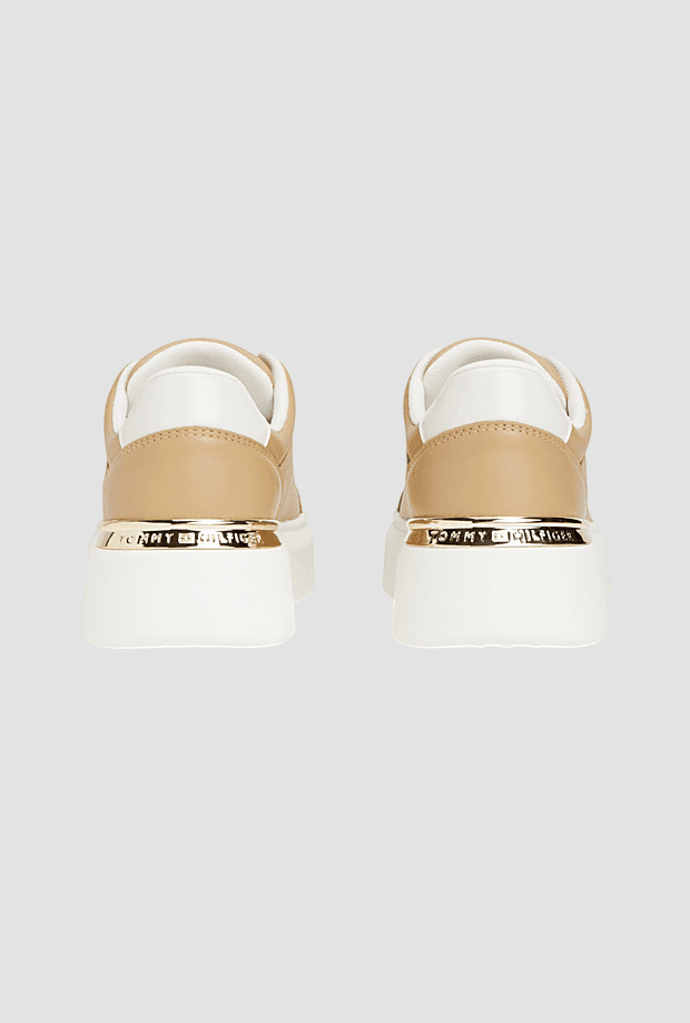 Tommy Hilfiger scarpe con suola alta donna beige - 4