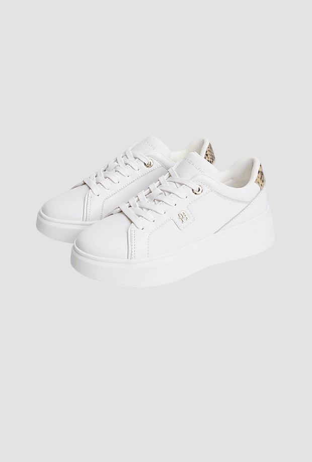 Tommy Hilfiger scarpe con platform da donna bianco - 2