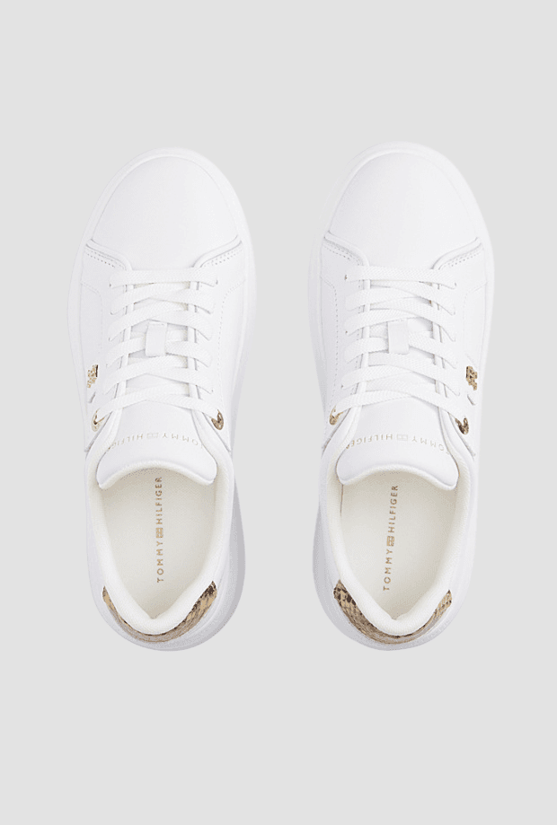 Tommy Hilfiger scarpe con platform da donna bianco - 3