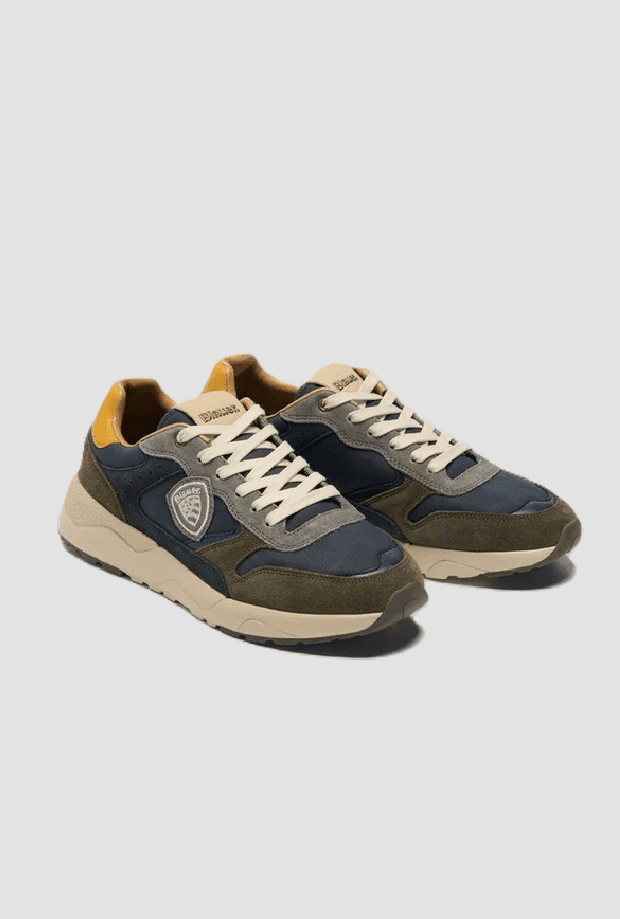 Blauer scarpe ozark da uomo verde-blu - 2
