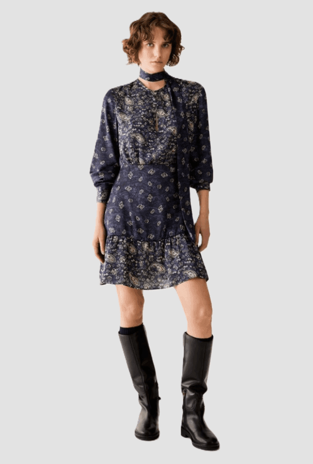 PENNYBLACK abito con stampa paisley donna blu - 2
