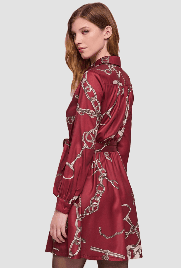 GAUDI abito con stampe donna rosso - 3