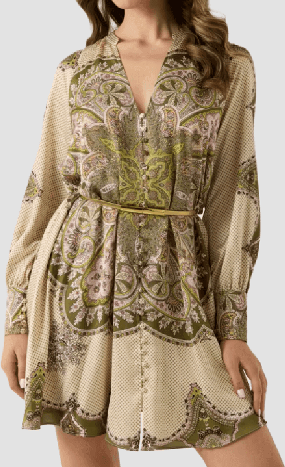 MARCIANO BY GUESS abito a fantasia con cintura donna - 2