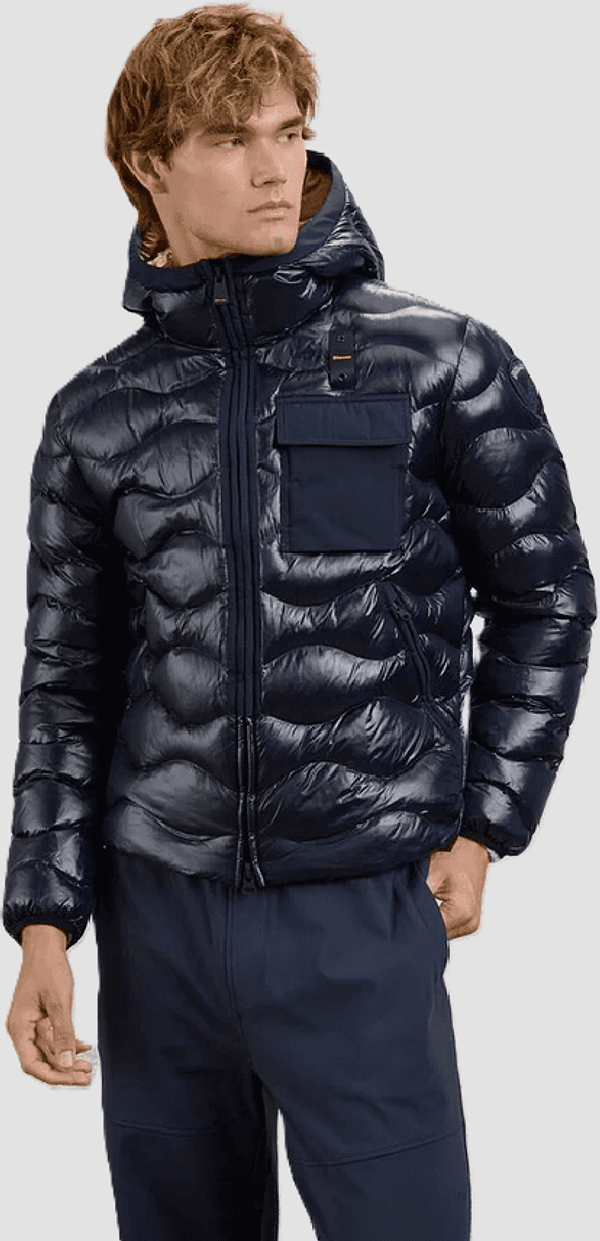 Blauer giubbino bryant da uomo blu - 2
