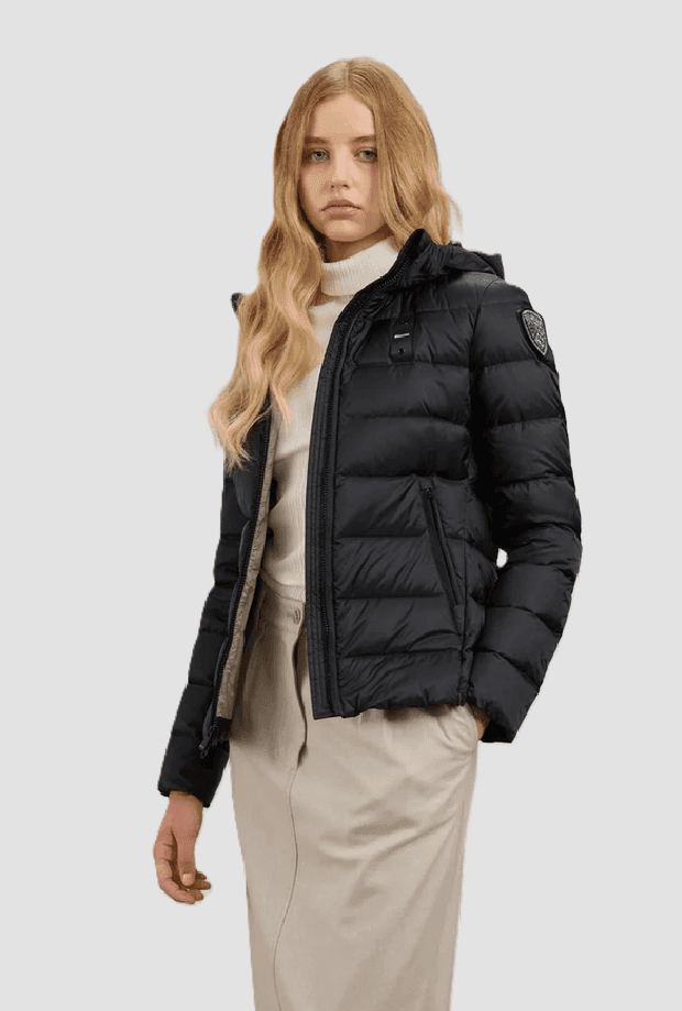 Blauer piumino charme donna nero-beige - 2