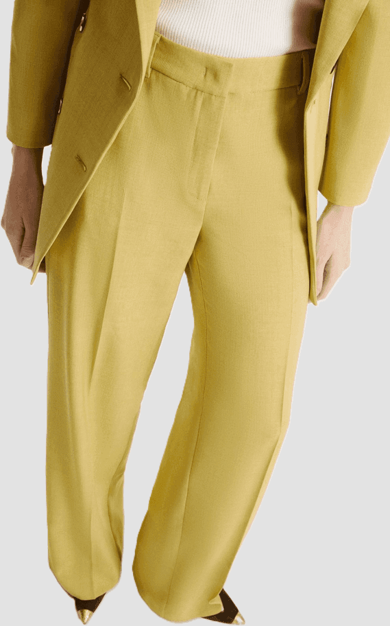 MARELLA pantalone in tela donna oliva - 2