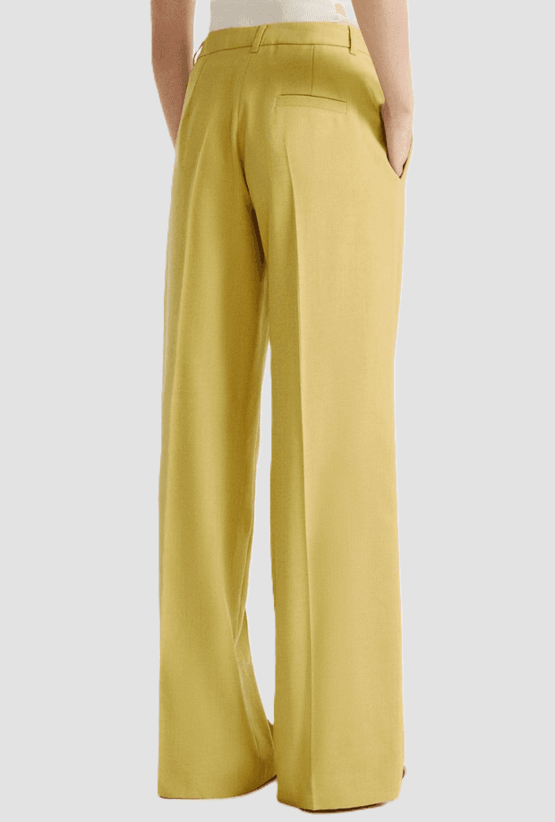 MARELLA pantalone in tela donna oliva - 3