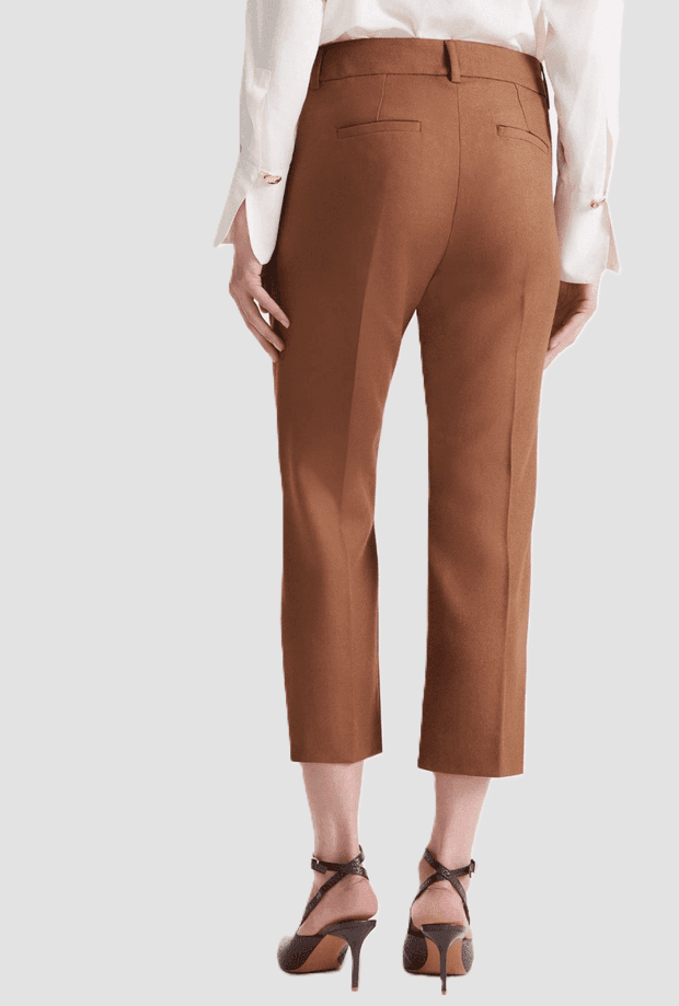 MARELLA pantalone in lana donna caramello - 3