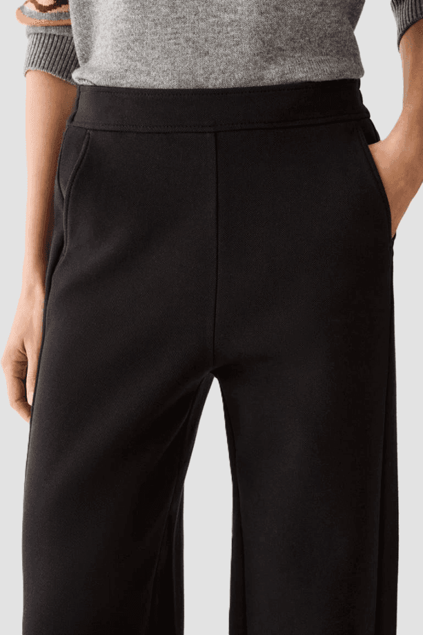 PENNYBLACK pantalone gamba larga donna nero - 3